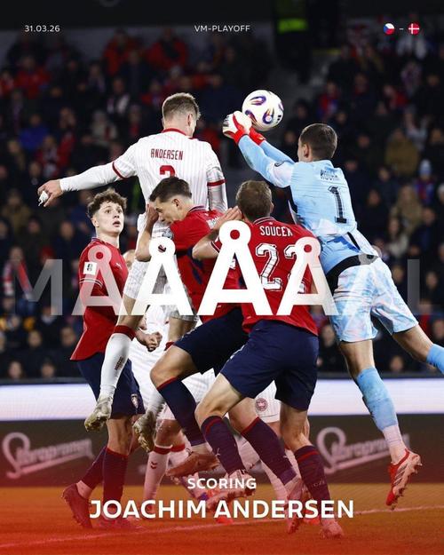 90分钟战报：捷克1-1丹麦进加时，舒尔茨、安诺生破门插图